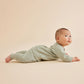 Organic Waffle Slouch Pant - Sage