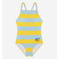 Yellow Stripes All Over Swimsuit