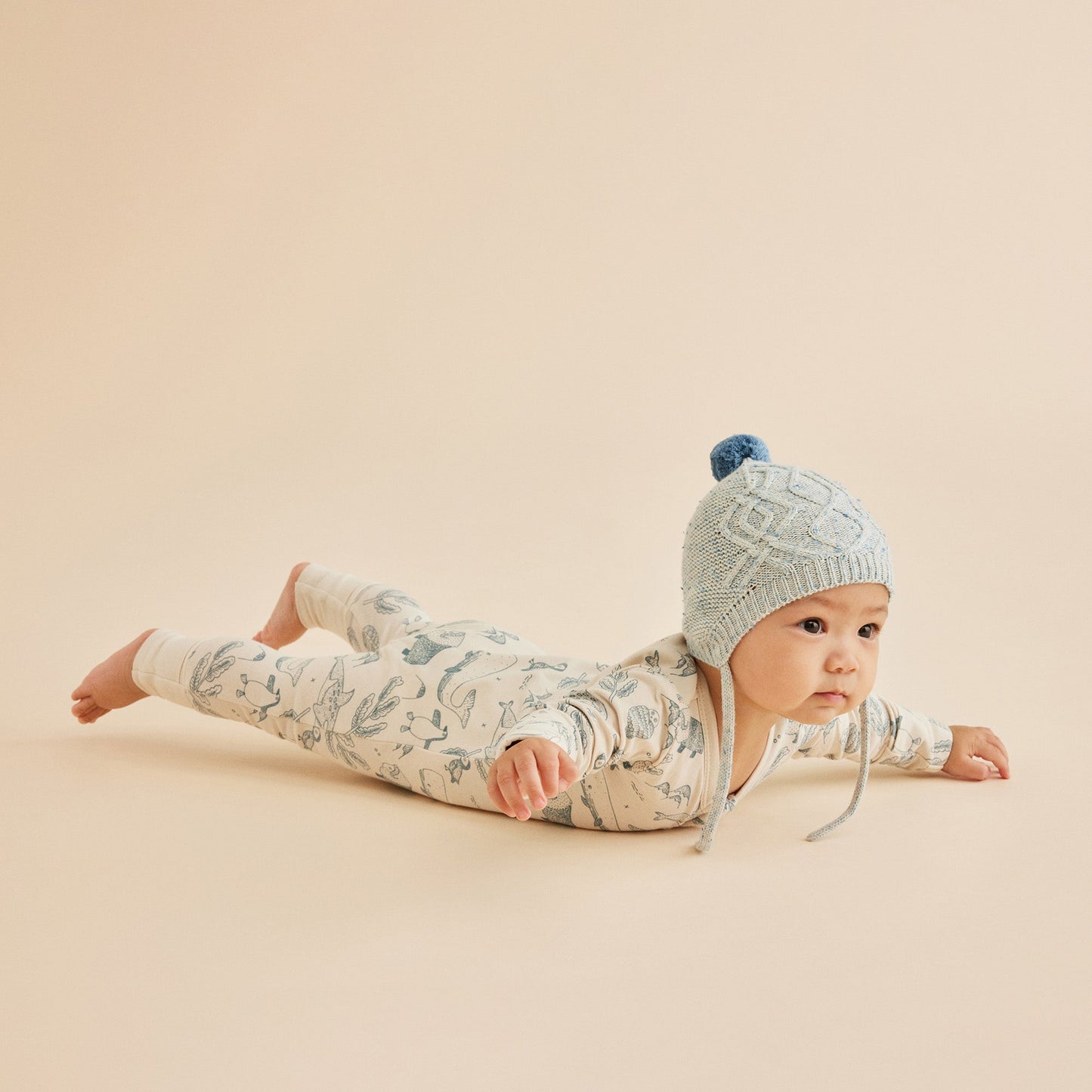 Organic Zipsuit with Feet