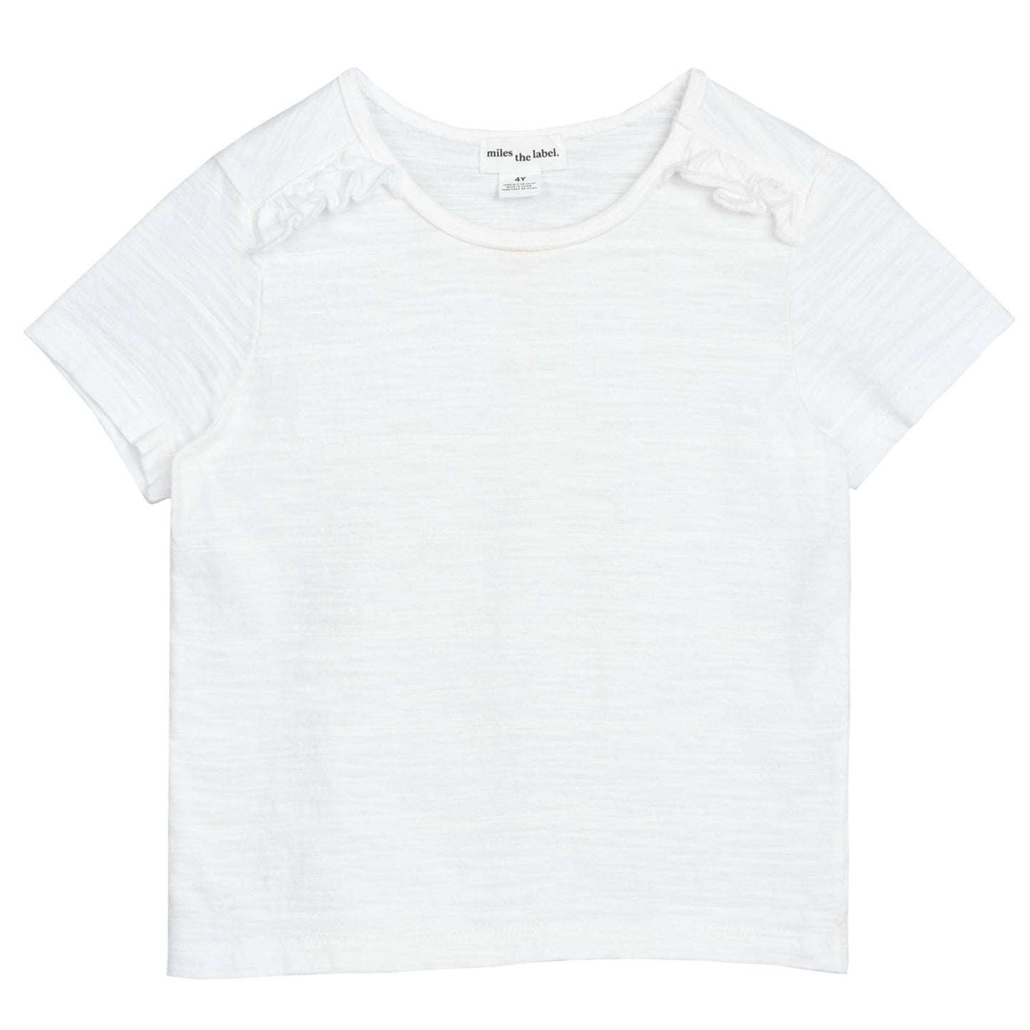 Off-White Textured Slub Jersey T-Shirt