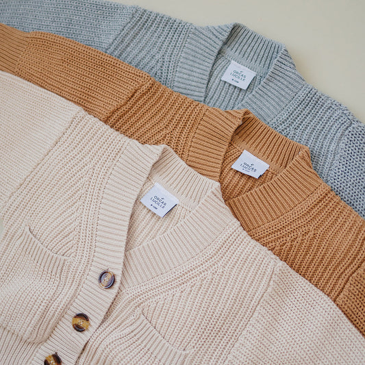 Chunky Knit Cardigan - Cream