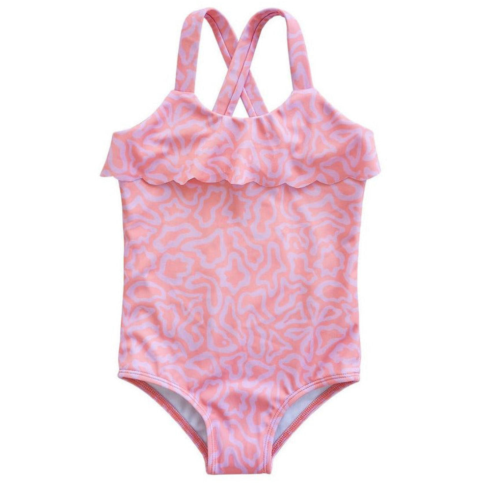 Baby Swimsuit - Terracotta Butterflight