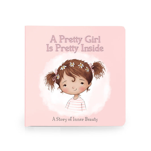 A Pretty Girl Board Book - (Brown Hair)