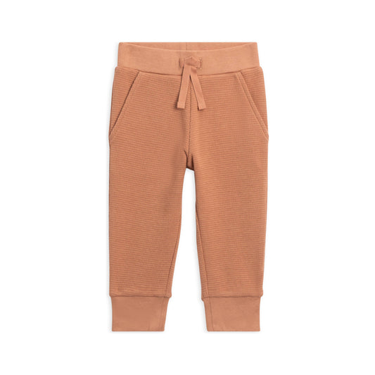 Nelson Waffle Knit Jogger - Cider