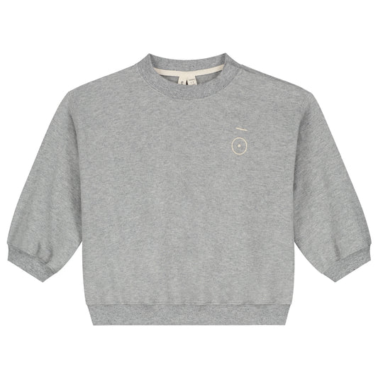 Baby Dropped Shoulder Sweater - Grey Melange
