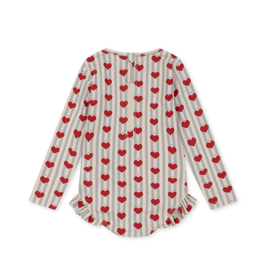 NOMI LS SWIMSUIT - AMOUR BLUE STRIPE