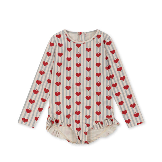 NOMI LS SWIMSUIT - AMOUR BLUE STRIPE