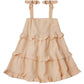 ruffled swing dress || shell