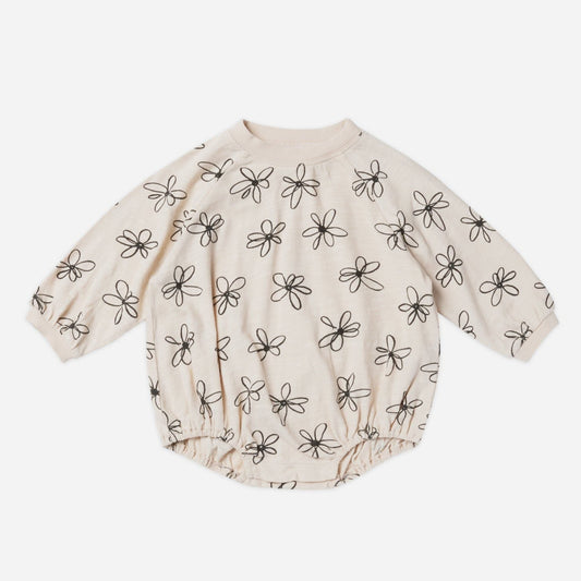 Crewneck Romper || Sketchy Fleur