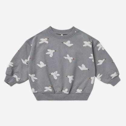 Relaxed Sweatshirt || Birds