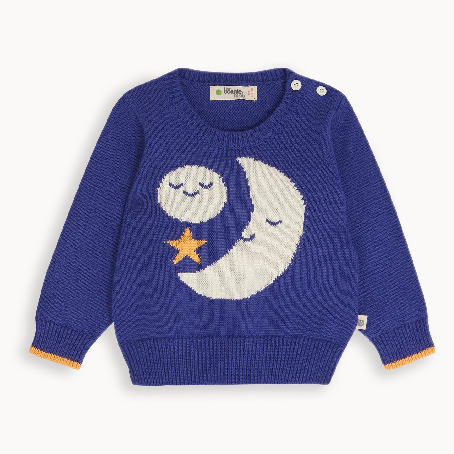 Moon Knit Sweater - Blue