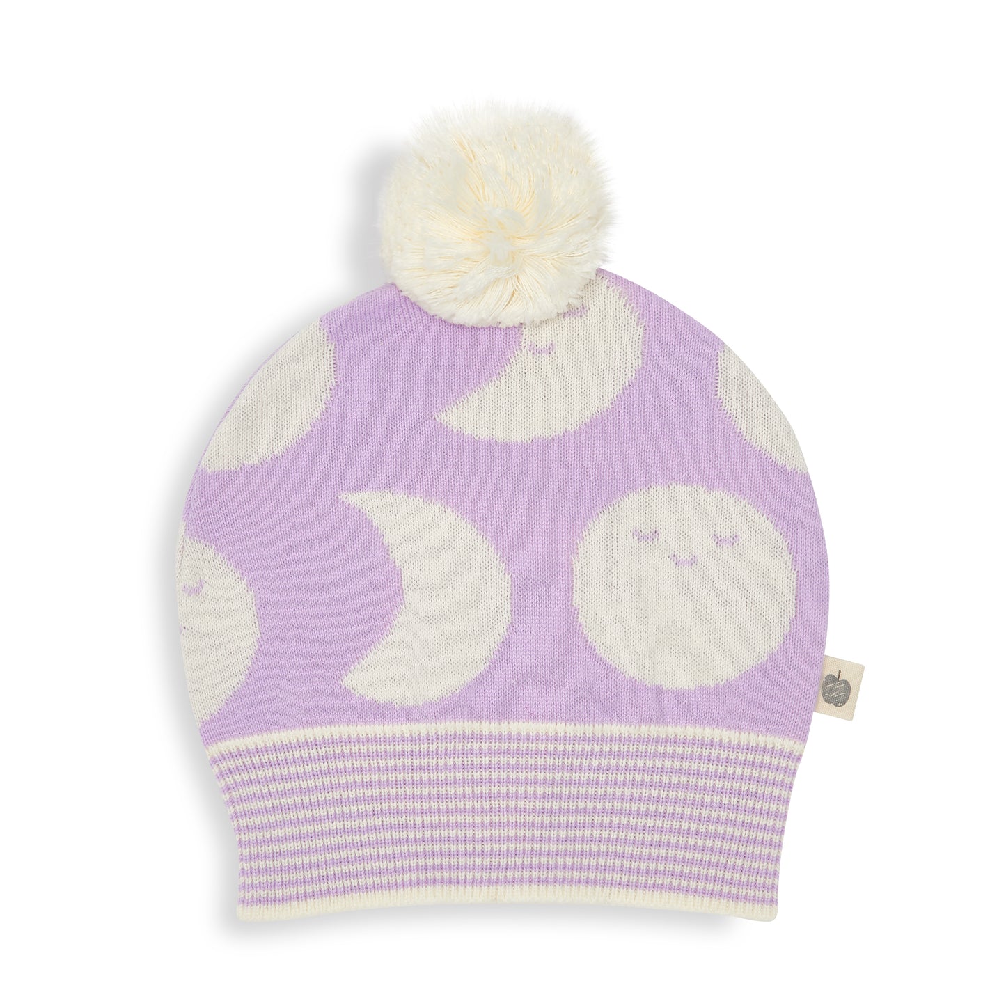 Moon Knit Hat - Lilac