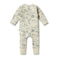 Organic Zipsuit with Feet