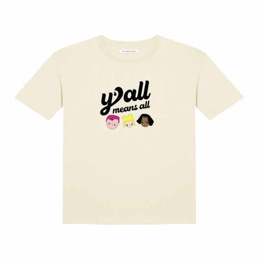 Y'all Means All Tee- Beige