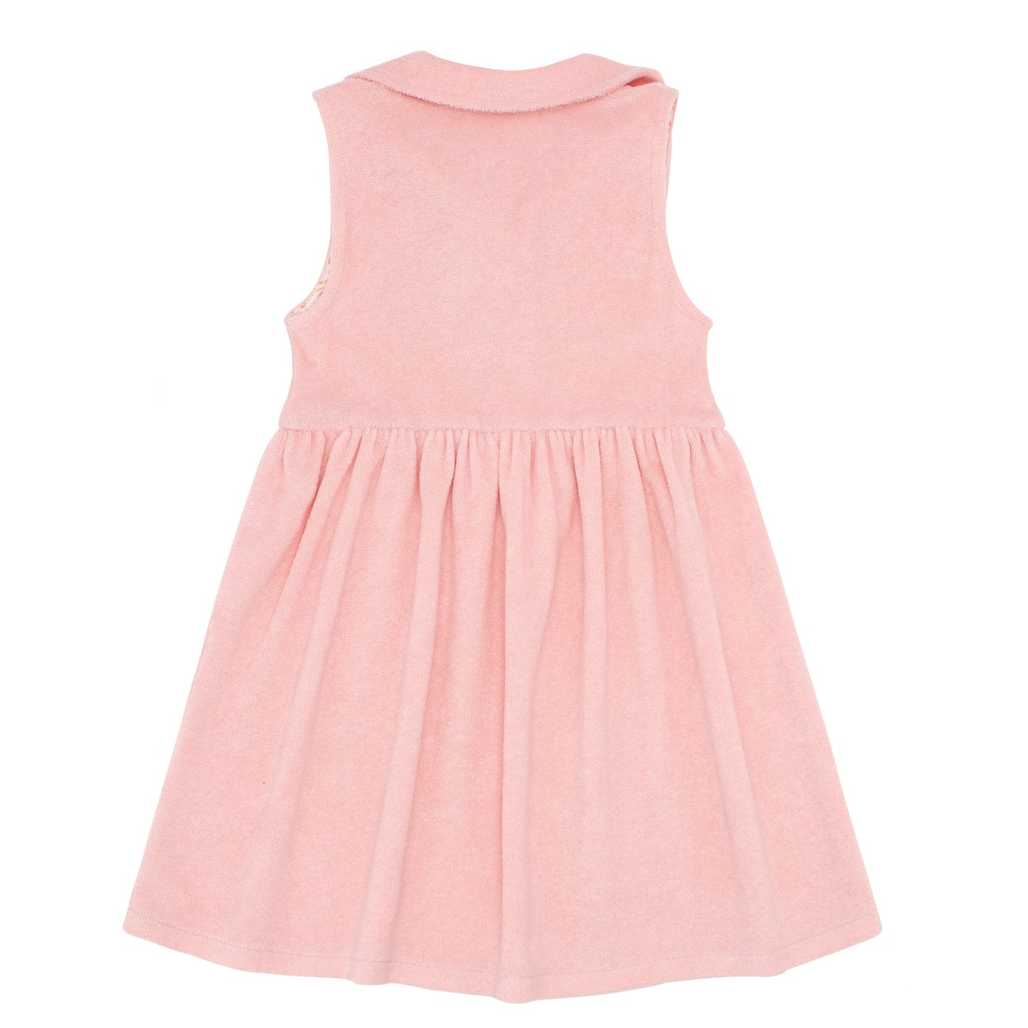 french terry tennis dress - conch pink