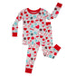 Gray Sweet Valentine Two-Piece Bamboo Viscose Pajama Set