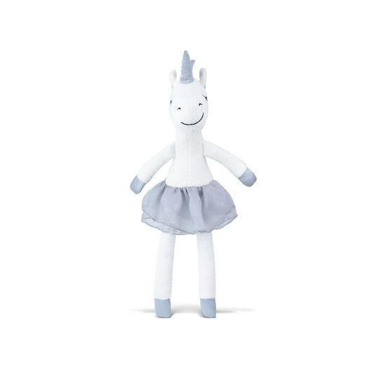 Unicorn Plush Toy - Small Grey