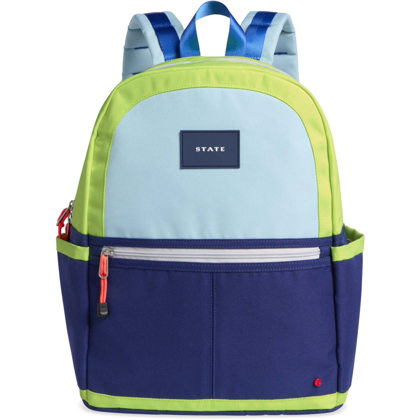 Kane Kids Double Pocket - Navy/Neon